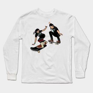 Ntv sk8 buddies Long Sleeve T-Shirt